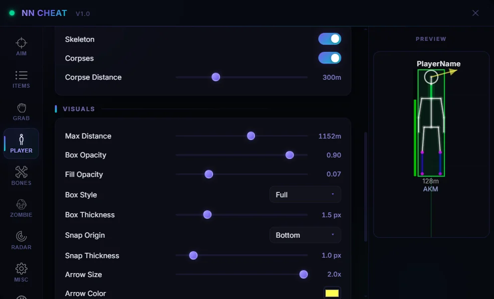 NNCheats — screenshot 1